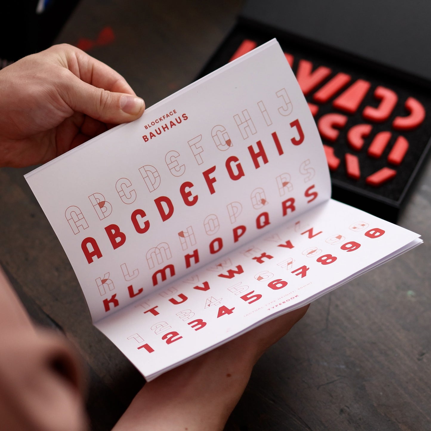 BlockFace Typography Stamp Set
