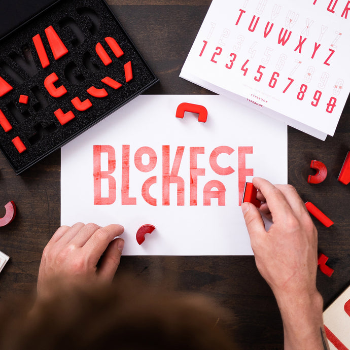 BlockFace - A Stamp Kit to Explore Typography & More