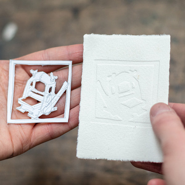 Blind Embossing With a 3D Printed Press