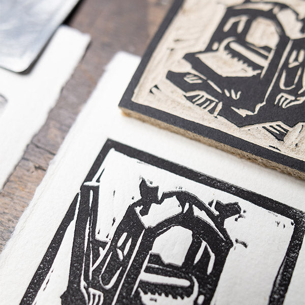 Relief Printing With a 3D Printed Press