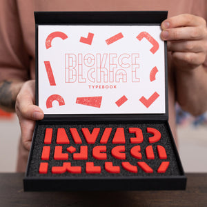 BlockFace Typography Stamp Set