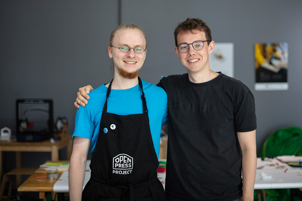 Openpress Logo Open Press Project – The 3D-printed printing press